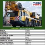 CODIGO GR018A – GRUA TELESCOPICA DE 250 TON